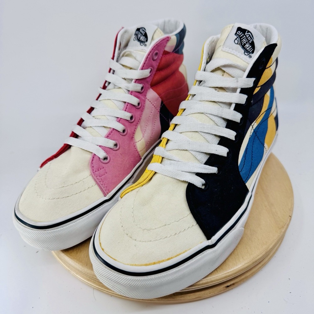 Vans x MoMA Sk8-Hi Lyubov Popova Sneakers Mens 8.5 Womens 10 Art Shoes